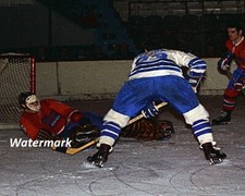 AHL 1971 Ken Dryden Montreal Voyageurs Color Game Action 8 X 10 Photo Picture