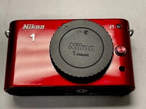 Nikon 1 J1 fotocamera digitale rossa solo corpo - - Foto 1 di 9