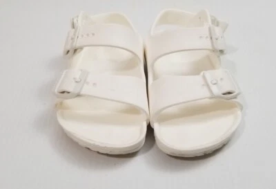 Birkenstock Germany Made Kid US 10 EU 28 Arizona EVA White Slingback Sandal Shoe - Изображение 1 из 4