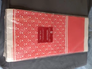 Vintage American Greetings Valentine's DAY Paper Tablecloth 54" X 96 " NOS - Picture 1 of 3