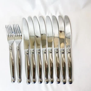8 cuchillos de cena de repuesto de acero inoxidable Hampton Silversmith 2 tenedores de cena - Imagen 1 de 14