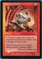 Dwarven Driller FOIL Judgment PLD Red Uncommon MAGIC CARD (ID# 228198) ABUGames