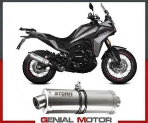 Terminale Scarico Storm By Mivv Oval Inox MOTO MORINI X-CAPE 650 2021 > 2023 - Picture 1 of 3