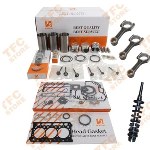 D722 Engine Overhaul Rebuild Kit For Kubota Engine w/Connecting Rod Crankshaft - Picture 1 of 5