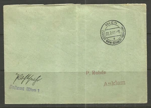 **OSBURGH - GERMANY / AUSTRIA ANSCHLUSS. 1941. WW2. WIEN 2 KRIEGS WHW STRASSENSA - Picture 1 of 2