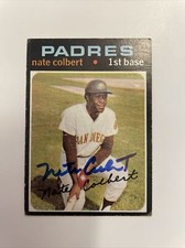 Nate Colbert Autographed 1971 Topps Card #235 San Diego Padres A-276