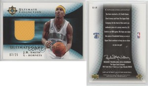 2005-06 Ultimate Collection Ultimate Game Jersey Gold /25 JR Smith #UJ-JR
