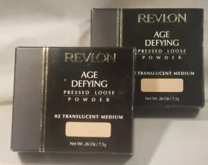 Revlon Age Defining Pressed Loose Powder Translucent Medium 02 X 2 - Picture 1 of 1