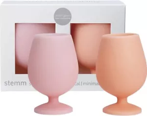 Juego de 2 copas de vino irrompibles de silicona - Arendal - Tallo - Imagen 1 de 2