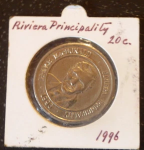Riviera Principality (The Smallest Country In The Wolrd) 20 Cent Coin - McDonald - Picture 1 of 4