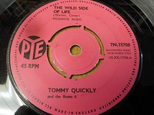 7N.15708 UK 7" 45RPM 1964 TOMMY QUICKLY "THE WILD SIDE OF LIFE" EX-