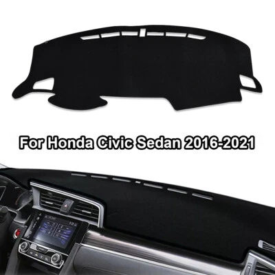Новый коврик против солнца для приборной панели автомобиля Honda 10-го поколения Civic 2016-2021 годов выпуска - Изображение 1 из 4