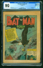 DETECTIVE COMICS #67 CGC NG  OFF-WHITE TO WHITE 1ST PENGUIN COVER BLUE LABEL