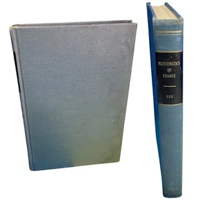 1957 Mathematics of Finance Textbook by Hoyle Lee Hardcover 2nd Printing - Picture 1 of 10