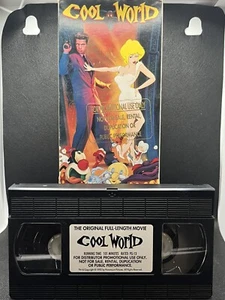 Cool World VHS 1992 Brad Pitt Kim Bassinger Paramount Animation Promo Movie Film - Picture 1 of 7