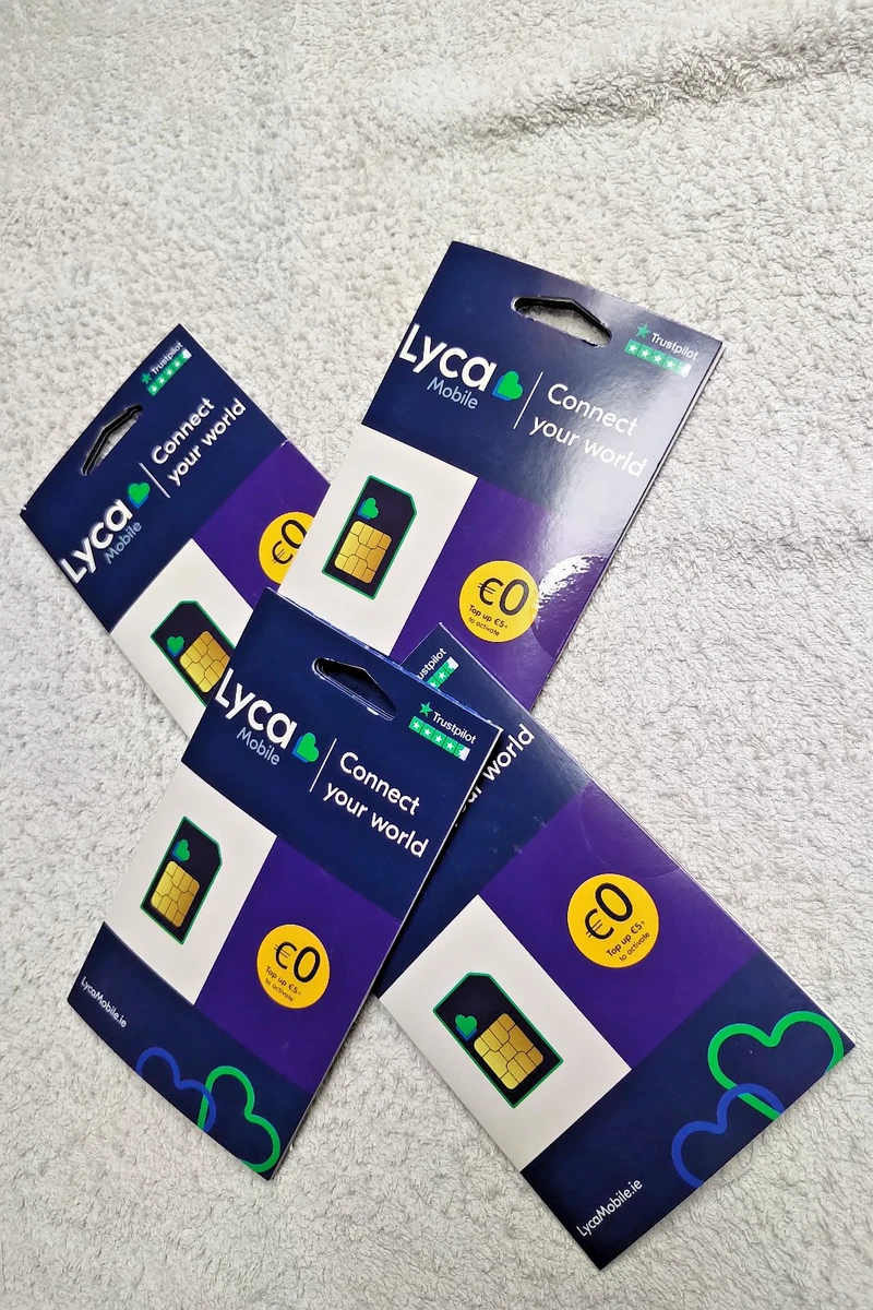 Lyca Mobile 2-in-1 Dual SIM Card NEW (This Is Not A Trio Card - Foto 6