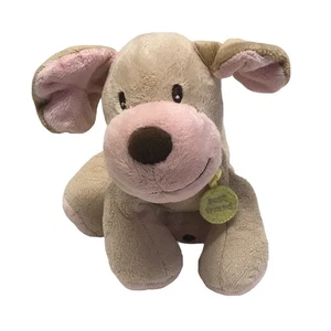 Koala Baby Beige Pink Plush “Best Friend” Dog Stuffed Jingle Bell Rattle 8" Baby - Picture 1 of 8