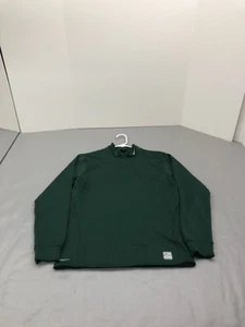 Nike Pro Team NikeFIT Therma Pullover Shirt Large Green Long Sleeve Athletic Top - Picture 1 of 13
