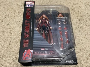 Diamond Select Marvel Wandavision Scarlet Witch Action Figure Elizabeth Olsen BN - Picture 1 of 12