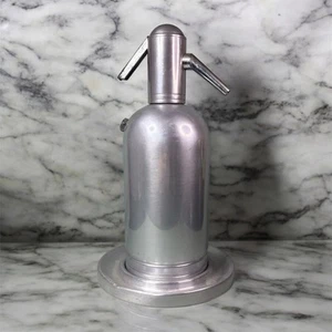 Siphon Brevettato Autoseltz Vintage SACCAB Milan 1st Series Silver 1950s - Picture 1 of 7