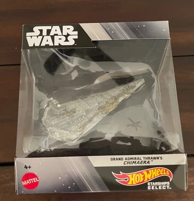 Mattel Hot Wheels Star Wars Starship Select THRAWNS CHIMAERA DieCast New #33 - Image 1 of 3