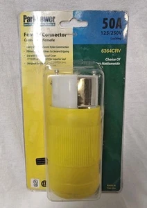 Marinco Park Power RV Electrical Female Connector 50A 125/250V - Foto 1 di 5