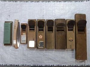 Kanna Handhobel Hone Handsäge Japanisch Vintage Zimmermann Werkzeug Set Japan Lot - Bild 1 von 13