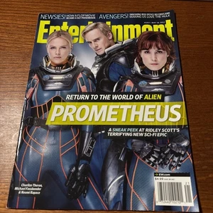 2012 Entertainment Weekly Magazine Alien Prometheus Ridley Scott Charlize Theron - Picture 1 of 7
