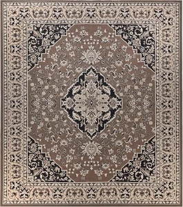 Indoor Area Rug, Plush Carpet Cover, Traditional Oriental Medallion, for Kids... - Picture 1 of 8