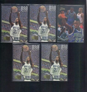 Kevin Garnett 1995/96 Fleer Metal 1995/96 Flair Rookie - Imagen 1 de 2