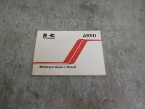 kawasaki ar 50 owners book - Picture 1 of 1