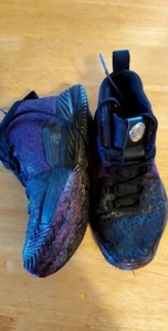 adidas Dame 5 Marvel Black Panther Wakanda Forever Sz 5.5 W defect - Picture 1 of 5