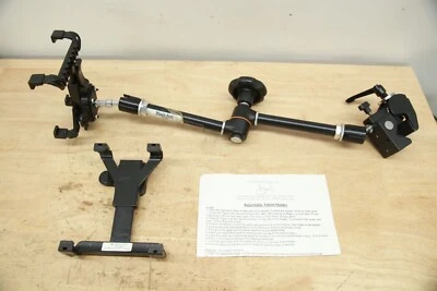 Brazo mágico RJ Cooper, súper abrazadera y 2 soportes de montaje para tableta para sillas eléctricas Foto 1 de 4