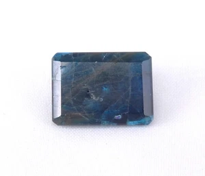 SHOLA Real 16,17 Ct Natural Azul Profundo Apatita de Brasil MEJOR COLOR - Imagen 1 de 2