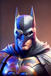 Impresión artística de 13""x19"" de Batman - solo impresiones numeradas a seis manos - Imagen 1 de 2
