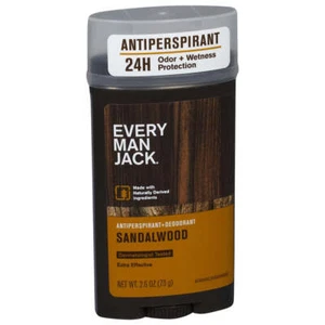 Every Man Jack Deodorant Antiperspirant Sandalwood 2.6 Oz - Picture 1 of 1