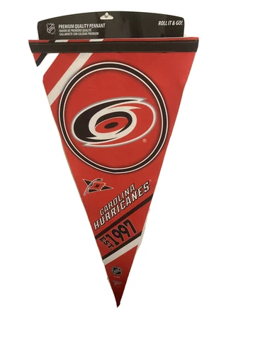 Carolina Hurricanes  Prememium Pennant 17x40.  NHL Cover