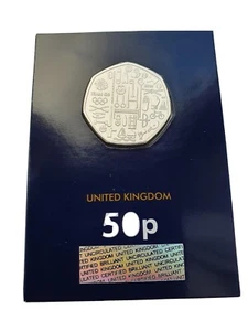 2021 Royal Mint UK Team GB Tokyo Olympics 50p Fifty Pence BU Change Checker Coin - Picture 1 of 5