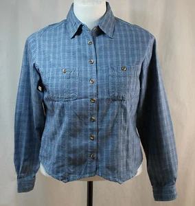 Crossroads, Large, Blue Button Front Top - Picture 1 of 5