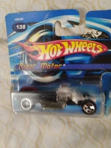 2005 Hot Wheels Rigor Motor #138 Black Short Card (Name Middle of Card) - Bild 1 von 4