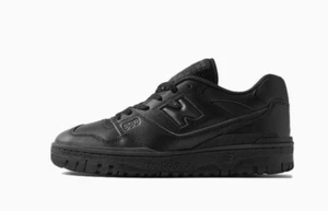 Sz 15 - New Balance 550 'Triple Black' BB550BBB - Picture 1 of 6