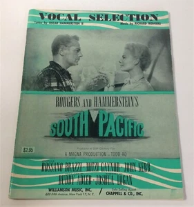 Vintage Rodgers & Hammerstein SOUTH PACIFIC Vocal Selection SONGBOOK 7 Song Film - Bild 1 von 2