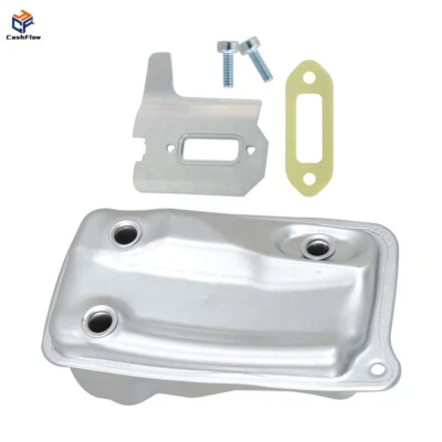 LIGUVCY New Exhaust Muffler FOR STIHL TS420 Replaces 4238-140-0610 4238-140-0611 SILVER