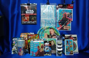 Episode 1 Party Set # 21 Star Wars Cups Plates Napkins Tablecover Invites ++ - Picture 1 of 4