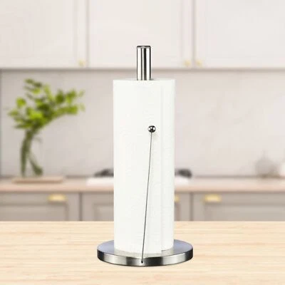 Acciaio Inox Contenitore da Cucina Rotolo Portarotolo Ruoli Supporto Carta - Immagine 1 di 2