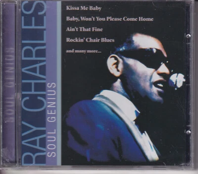 RAY CHARLES Soul Genius (CD 2004) NEW SEALED 12 Songs Compilation Soul R&B - Image 1 of 2