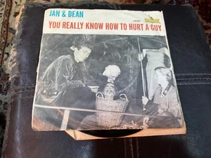 JAN & DEAN “YOU REALLY KNOW HOW TO HURT GUY/ITS EASY” 45 RPM, OG PIC SLEEVE, VG+ - Picture 1 of 4