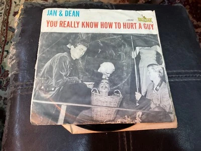 JAN & DEAN “YOU REALLY KNOW HOW TO HURT GUY/ITS EASY” 45 RPM, OG PIC SLEEVE, VG+ - Image 1 of 4
