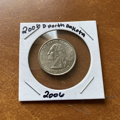 2006 D North dakota quarter - Image 1 of 4