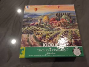 Rompecabezas Thomas Kinkade Peaceful Valley Vineyard 1000 piezas nuevo Ceaco - Imagen 1 de 3